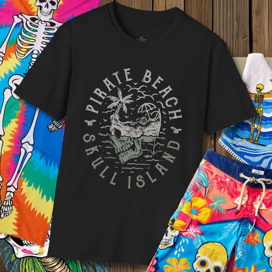 Pirate Beach Skull Island Tee