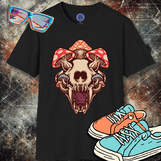 Tiger Skull Shroom T-Shirt